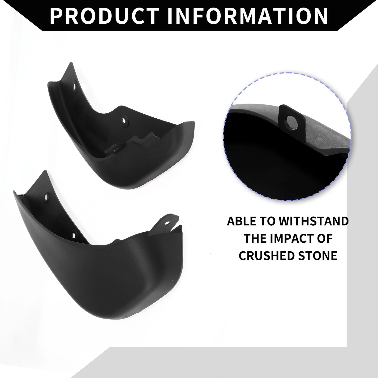 Mud Flap Splash Guard Set for Nissan Juke I F15 (2010–2014)