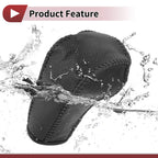 1Pc Gear Shift Knob Cover for Ford Edge (2011–2014) Black Faux Leather