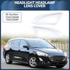 1 Pair Headlight Lens Cover for Ford Focus (2005–2008)