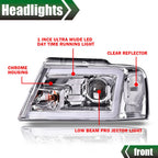 LED Projector Headlights for Ford F-150/Mark LT (2004–2008)