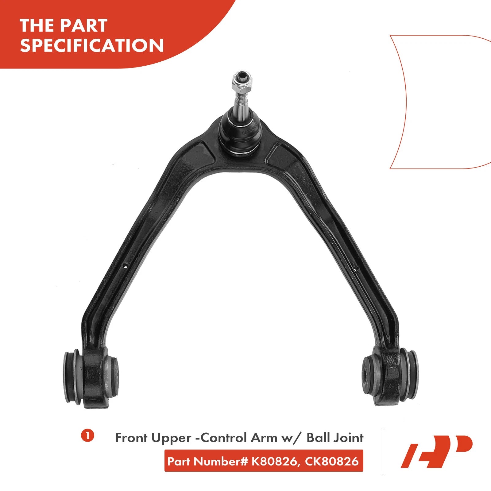 Set of 4 Front Upper Control Arms with Ball Joints for Chevy Silverado 1500