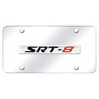 Chrome Name on Chrome License Plate - Officially Licensed for SRT8