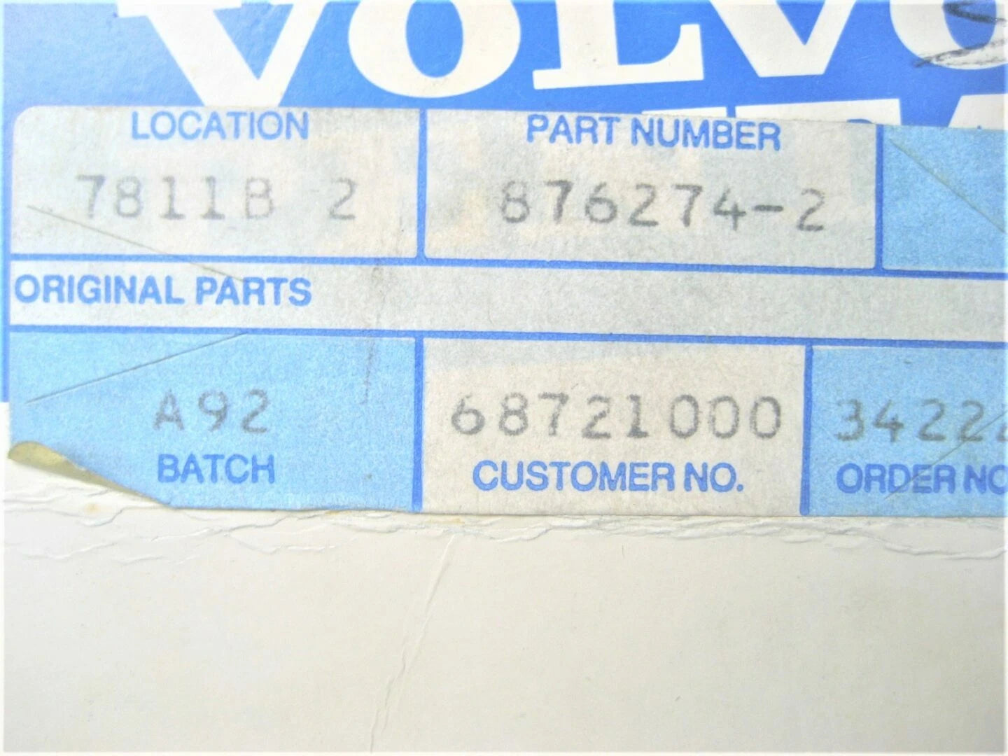 Gasket Kit for Volvo Penta TAMD163P-A (OEM) (876274)