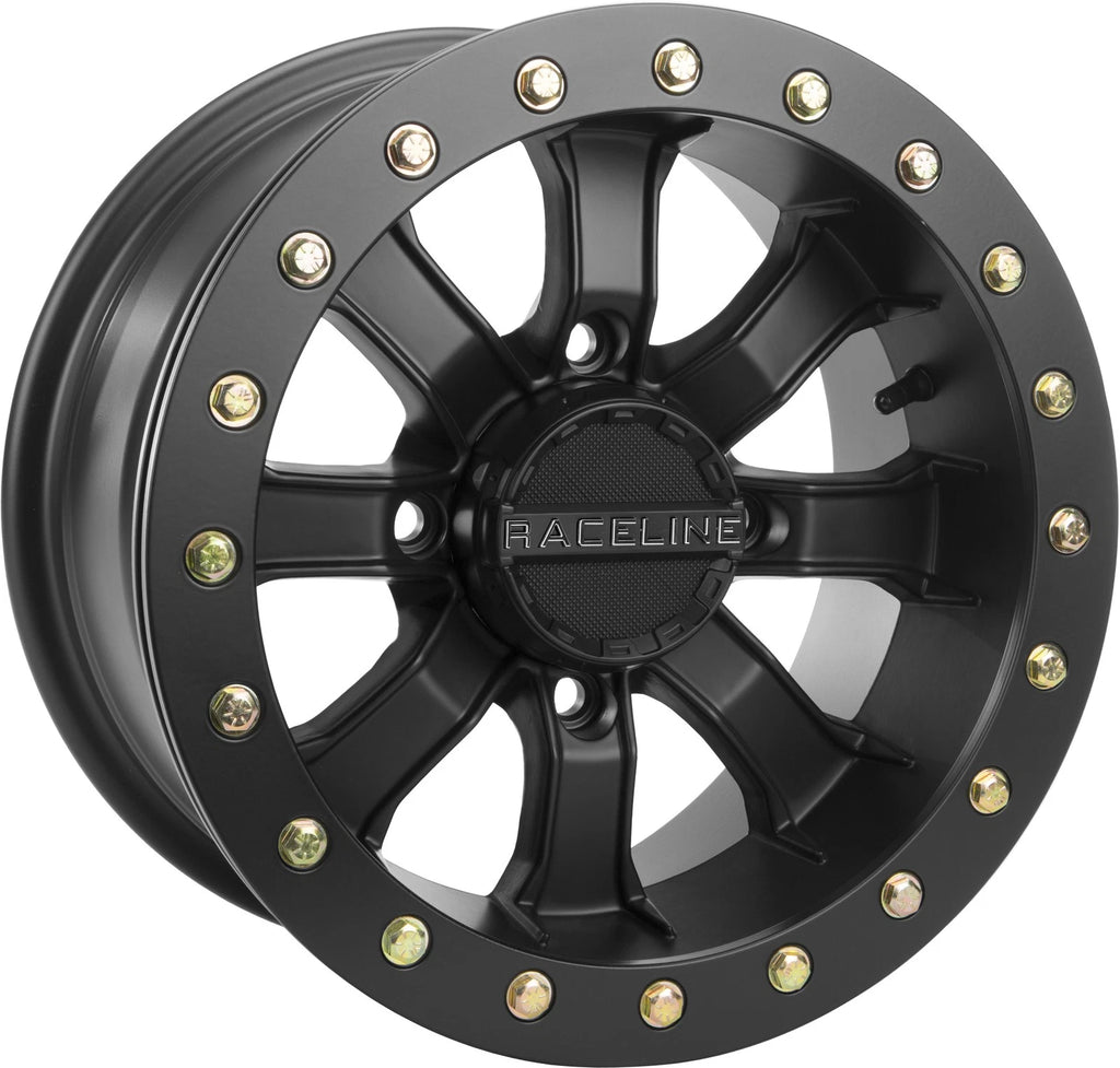 Raceline Mamba Blackout Beadlock Wheel 14x8 4/156 for Polaris RZR (2014–2023)