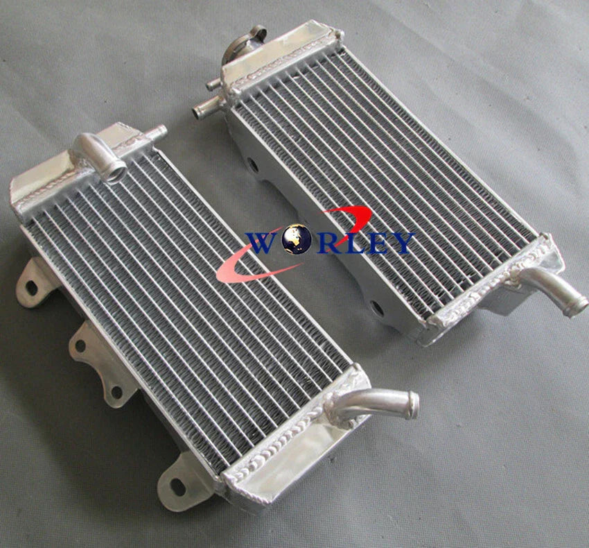 Aluminum Radiator & Red Hose Kit for Yamaha YZF450 YZ450F (2007-2009)