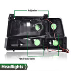 LED DRL Headlights Bumper Lamps for Ford F150 F250 F350 Bronco (1992–1996)