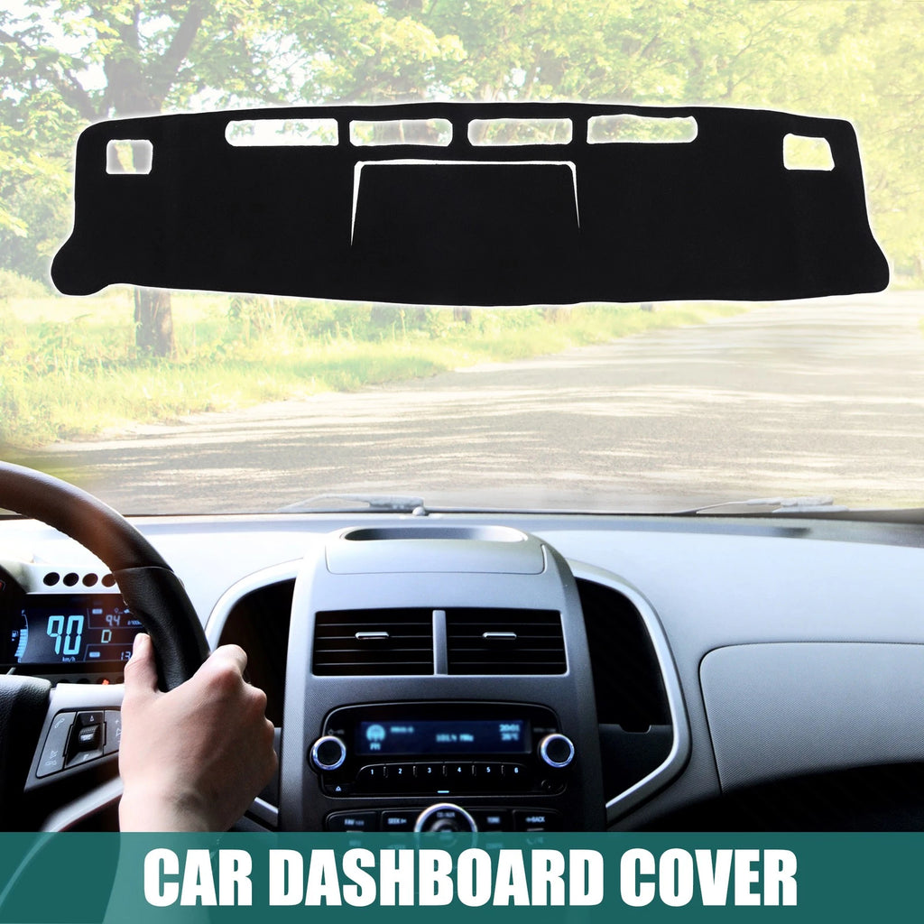 Dashboard Cover for Nissan NV350 (2012–2020) Black Polyester Non-slip Mat