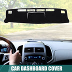 Dashboard Cover for Nissan NV350 (2012–2020) Black Polyester Non-slip Mat