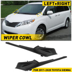 2X Fender To Cowl Hood Side Seal for Toyota Sienna (2011–2020)