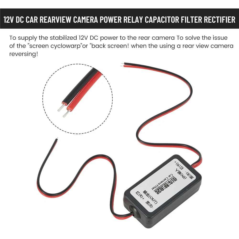 Car Camera Relay Rejector Filter for Splash Screen Ballast