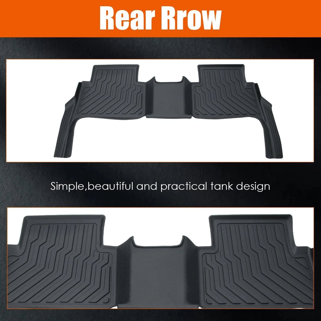 Set of 3D Floor Mats Liner for Chevy Colorado GMC Canyon (2015–2022)
