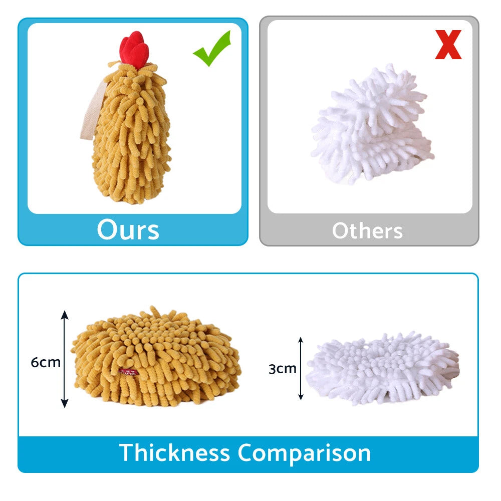 Chenille Hand Towels for Kids (Microfiber Plush, Absorbent)