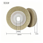 10cm Stone Polishing Pad for Angle Grinder (100mm, 16mm Center Hole)