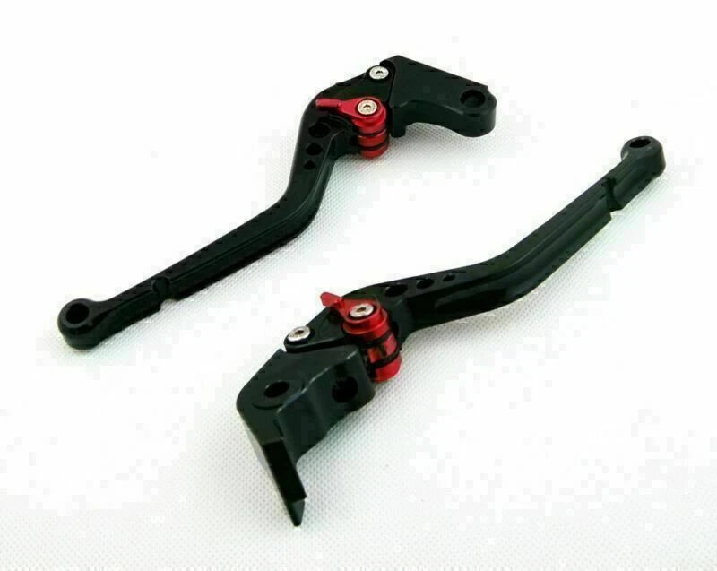 Long Brake Clutch Levers for Kawasaki Ninja 250R (2008–2012) T9 Black