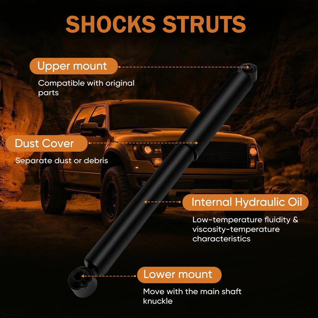 2pc Rear Shocks for Chevrolet Suburban 1500 (2000-2006)