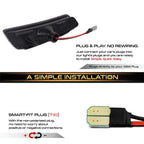 2X Smoke Front Side Marker Indicator LED Lights for Pontiac G8 (2008–2009)