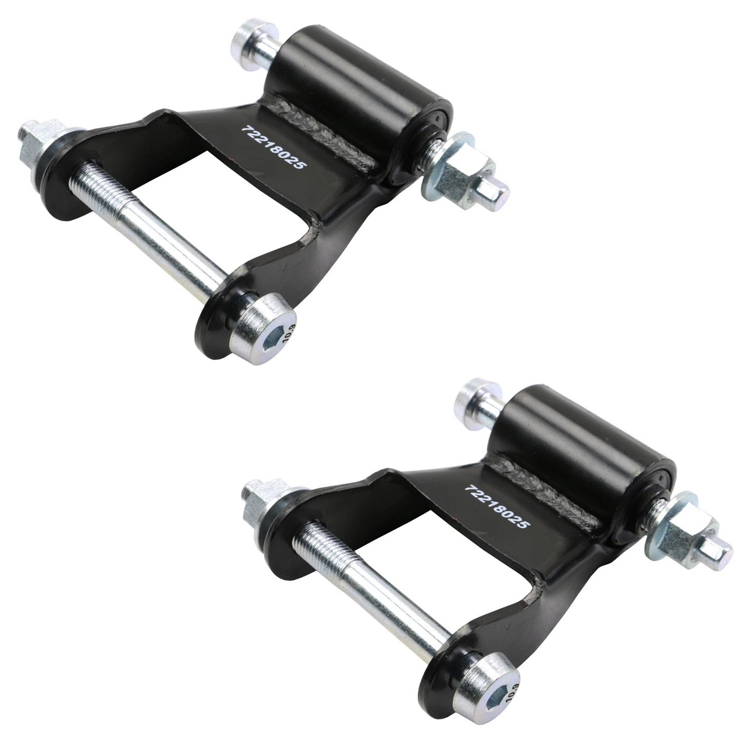 Set of 2 Rear Leaf Spring Shackles for Dodge Ram 2500 3500 (RWD 4WD)