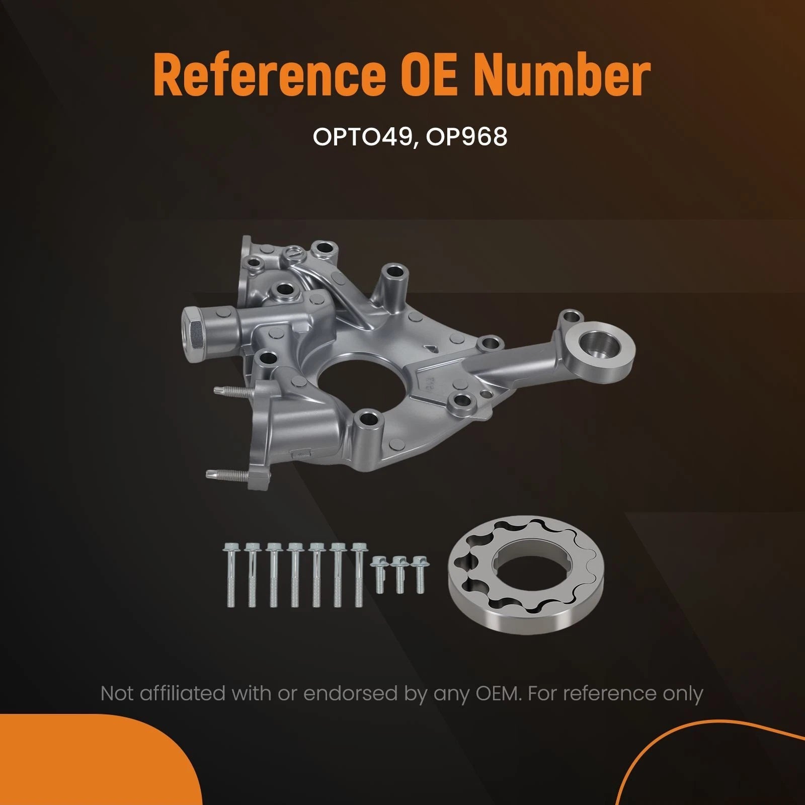 Engine Oil Pump for Lexus GS450h RX450h ES350 (2007–2018) OPTO49 OP968