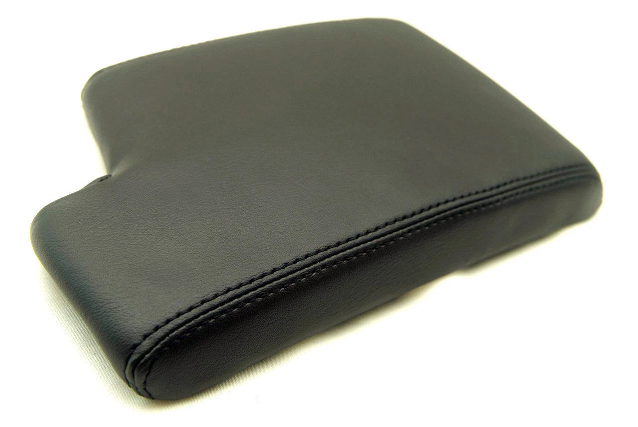 Center Console Armrest Cover for BMW E90 (2005–2013) Black Leather Synthetic
