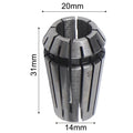 Carbon Steel Motor Shaft 8mm Extension Rod Holder for CNC Milling Machine