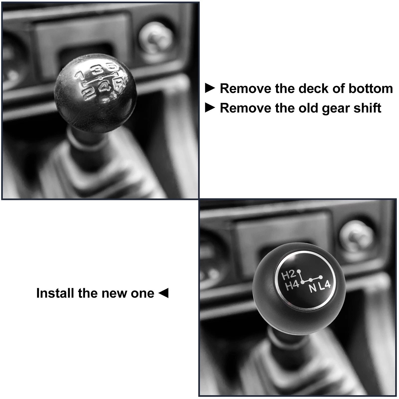 Automatic Gear Shift Knob for Toyota Land Cruiser (1974–1984) ABS 723115915402