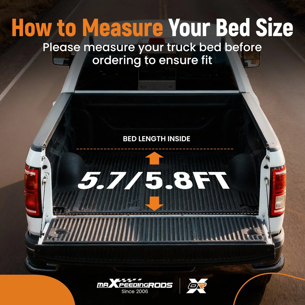5.8ft Hard Fold Tonneau Cover for Ram 1500 Short Bed (2009–2026)