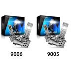 4X 9005+9006 LED Headlight Bulbs Kit for Hi/Low Beam (40000LM, 6500K)