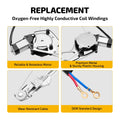 Rear Right Window Regulator w/ Motor for Mercedes 300E 300D 300TD (1986–1989)
