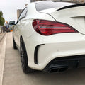 Carbon Look Rear Side Vent Trim Canards for Mercedes CLA C117 (2013–2019)