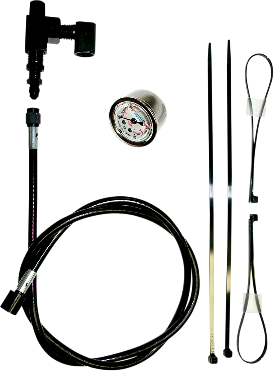 Remote Oil Pressure Gauge/Line Kit for Harley Davidson (HD 9019)