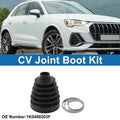 Outer CV Joint Boot Kit with Clamps for Audi Q3 (2015–2018) 1K0498203F