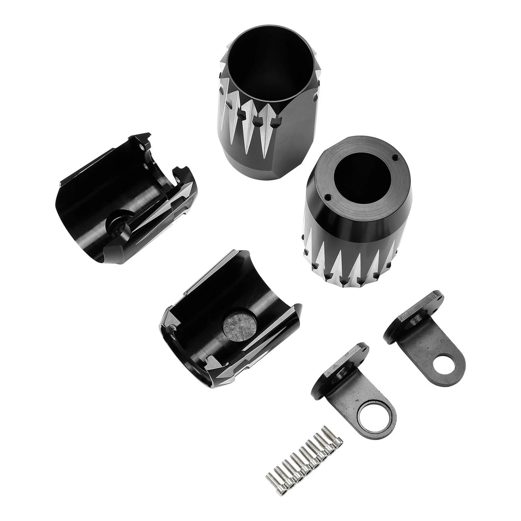 Front Fork Slider Covers for Harley Davidson Touring Electra Street Road (1984–2013)