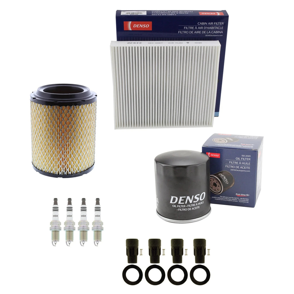 Tune Up Kit with 4 NGK Spark Plugs & Boots for Jeep Compass Patriot (2007–2017)