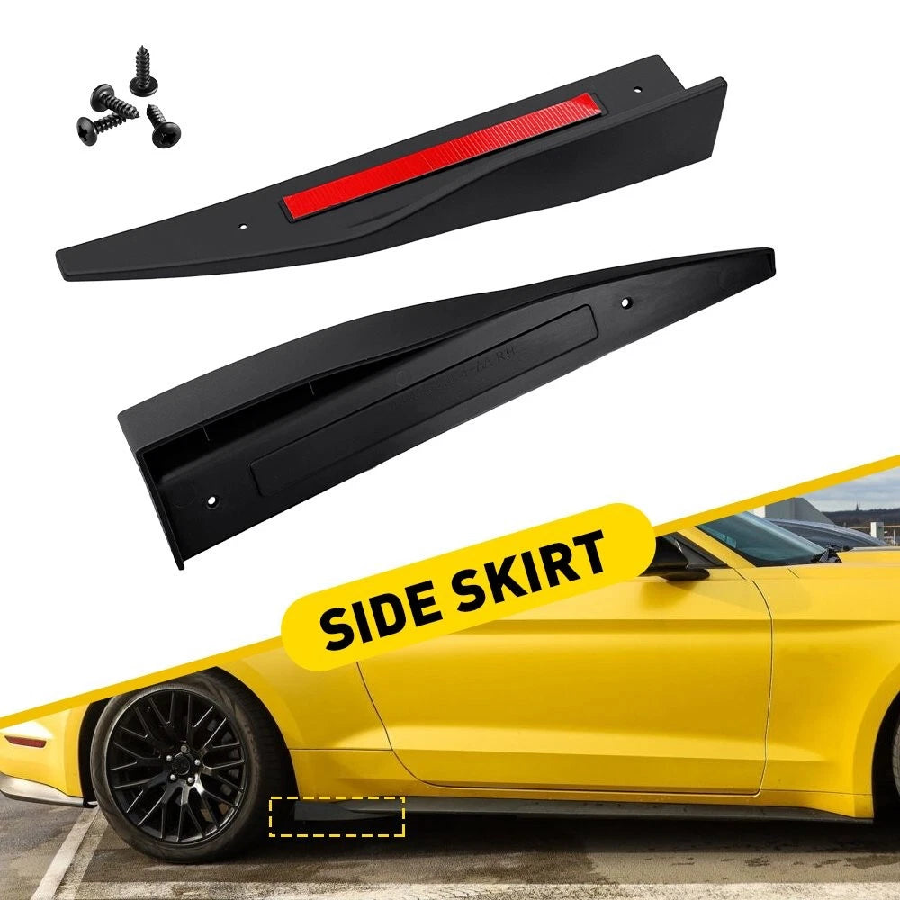 Side Skirt Extension Splitter with Winglet for Ford Mustang (2015–2023)