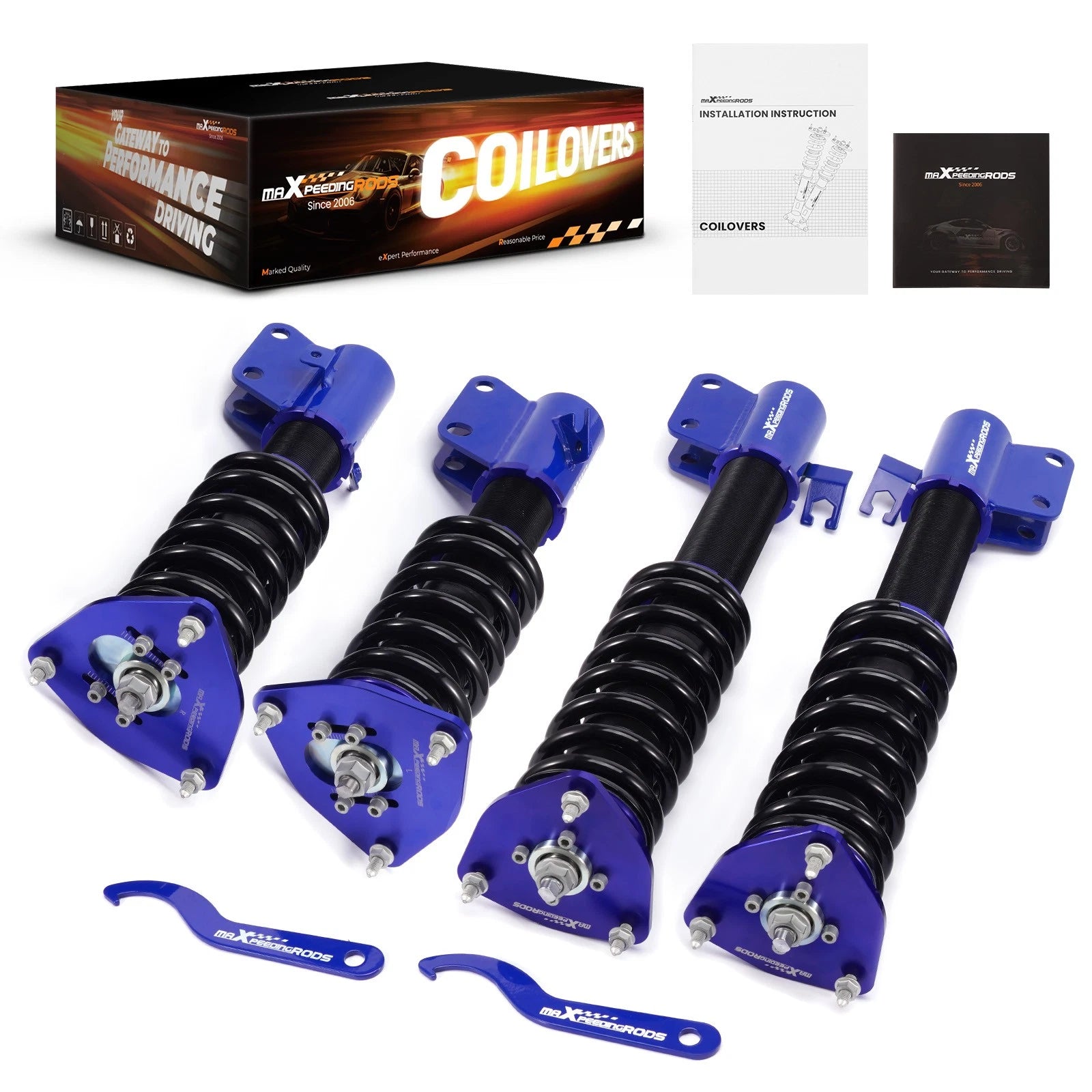 Adjustable Coilovers Suspension Kit For Subaru Impreza WRX 02-07 Forester 03-08