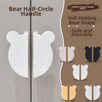 Set of 4 Bear Handle Cabinet Pulls Aluminum Alloy Modern Minimalist Design
