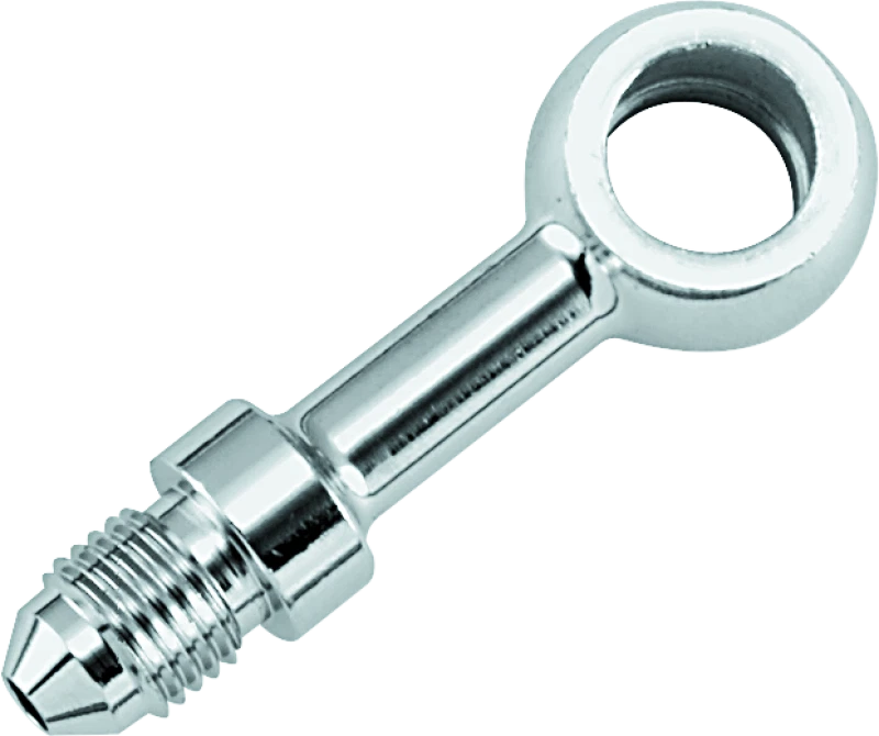Twin Power Stainless Brake Fitting 3/8 Inch X AN3 Straight Banjo Adaptor