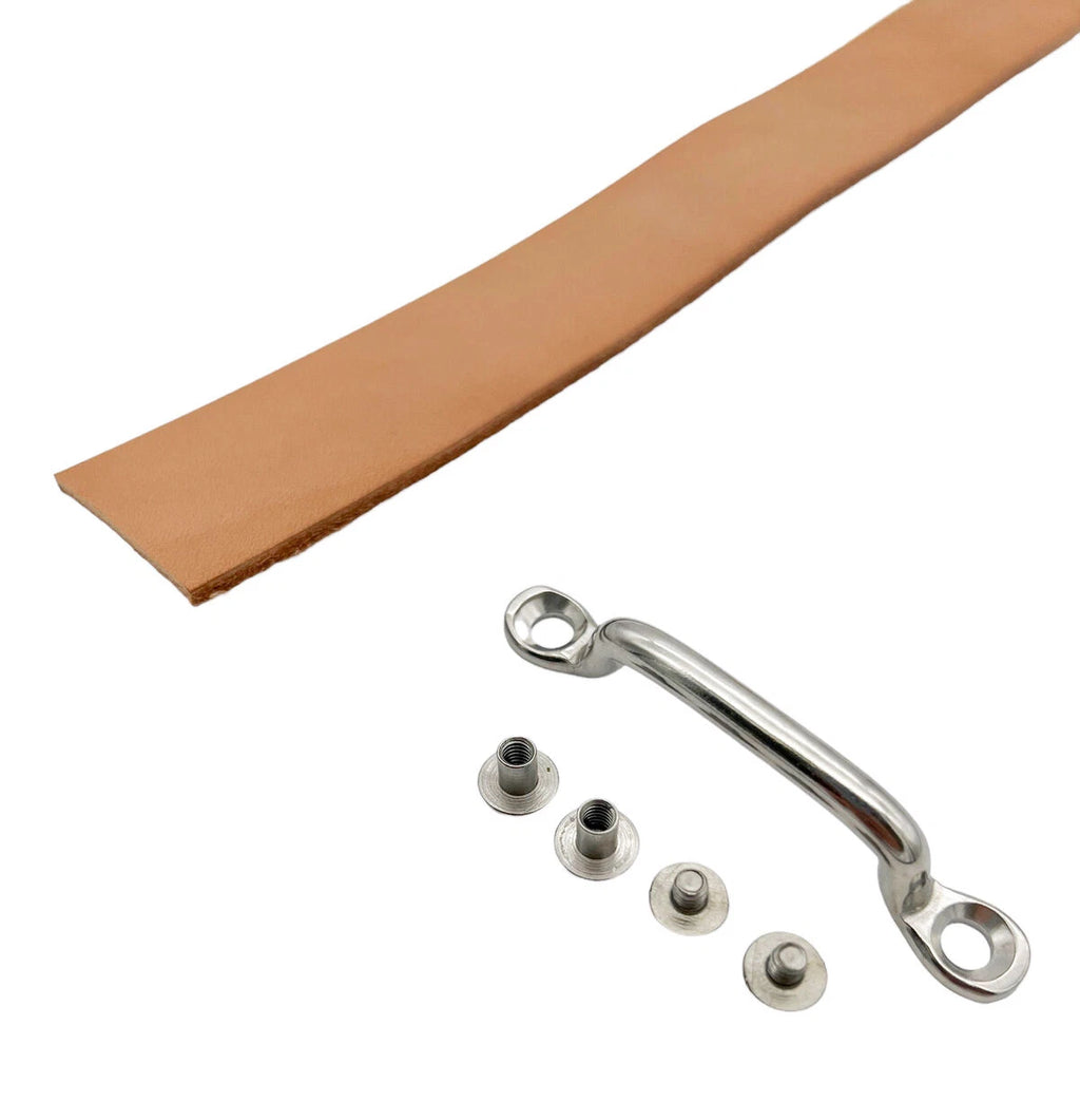Door Pull Strap Kit Natural Leather for Hot Rod Loop (2000–present)