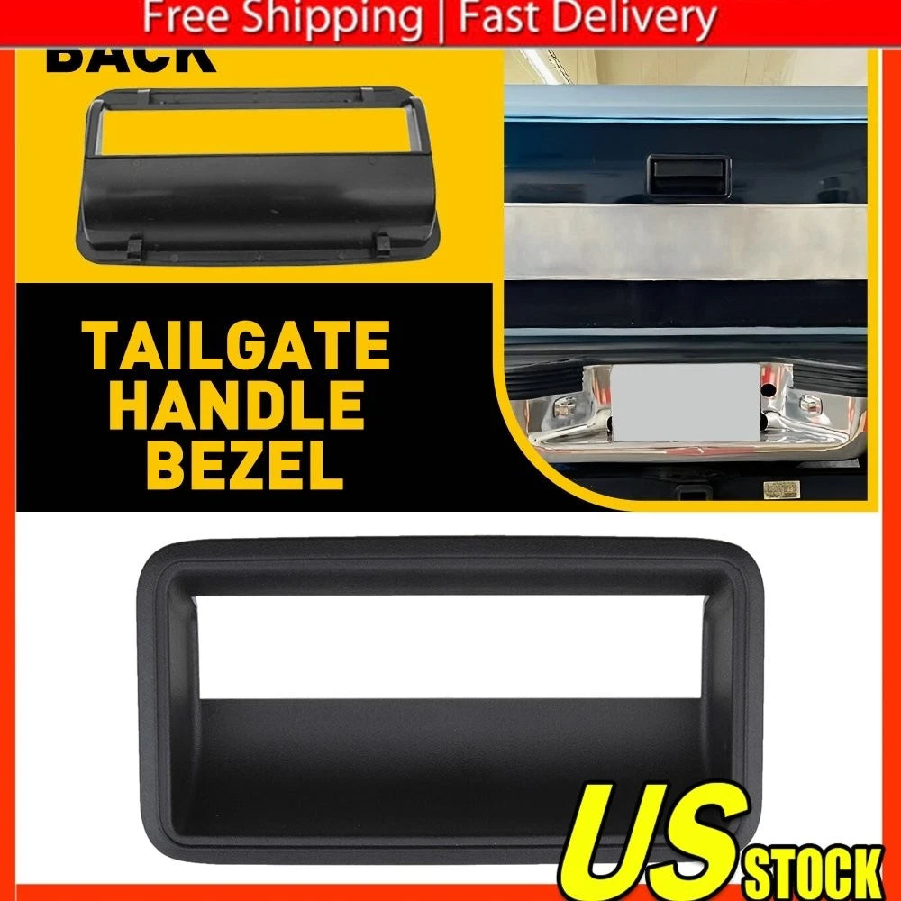 Tailgate Handle Trim Bezel for Chevy GMC K1500 C1500 (1988â1999) Black Textured