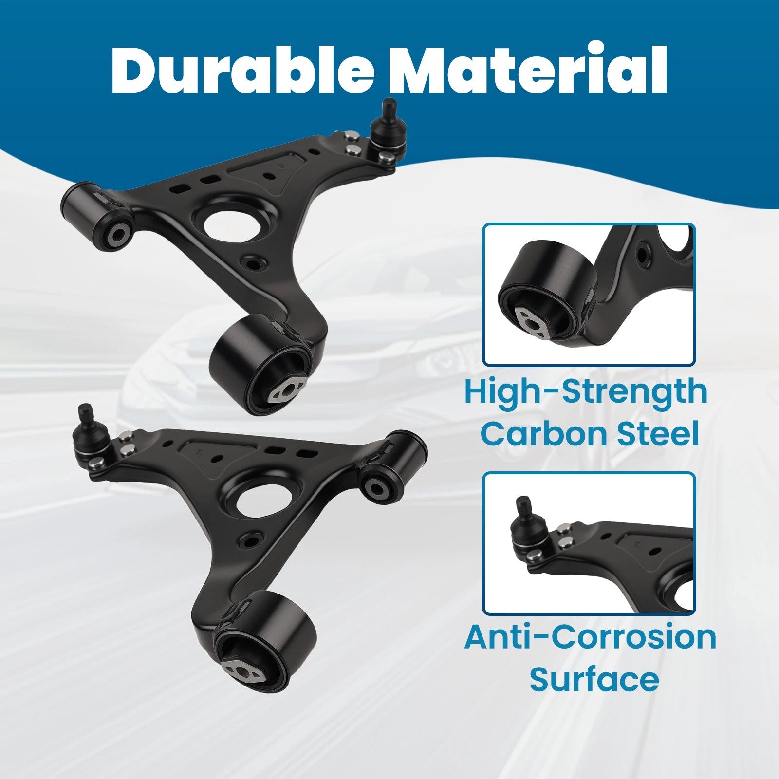 8pcs Front Suspension Lower Control Arms w/ Ball Joint for Chevy Trax (2013–2022)