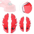 4 x Red Disc Brake Caliper Covers for Car 16-17" Wheels (2016-2017)