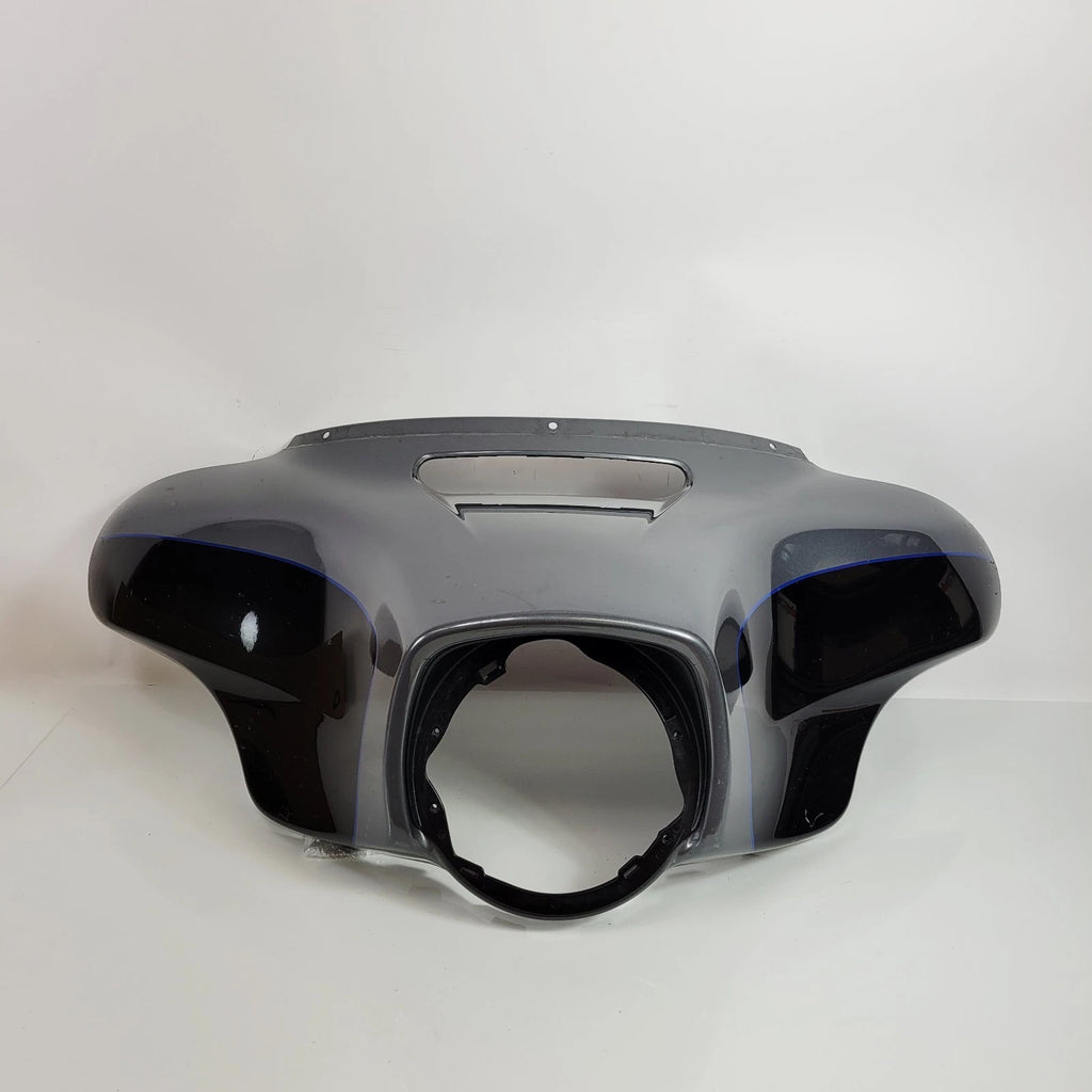 Front Fairing for Harley-Davidson (2014–2023) - Gauntlet Gray Metallic/Vivid Black
