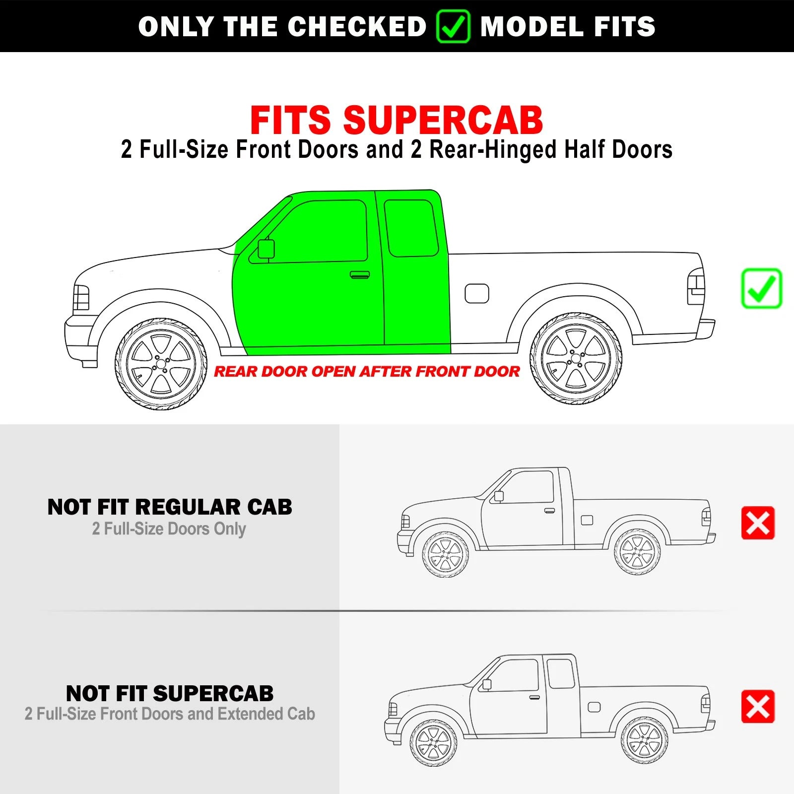 Off-Road Side Armor for Ford Ranger Super Cab (1999-2011)