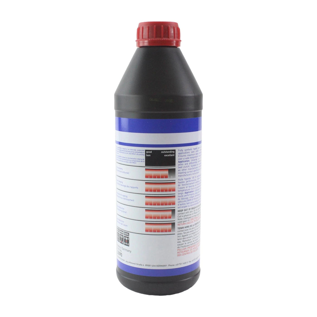 Liqui Moly 22090 Fully Synthetic Hypoid Gear Oil GL4/5 75W-90 (1 L)