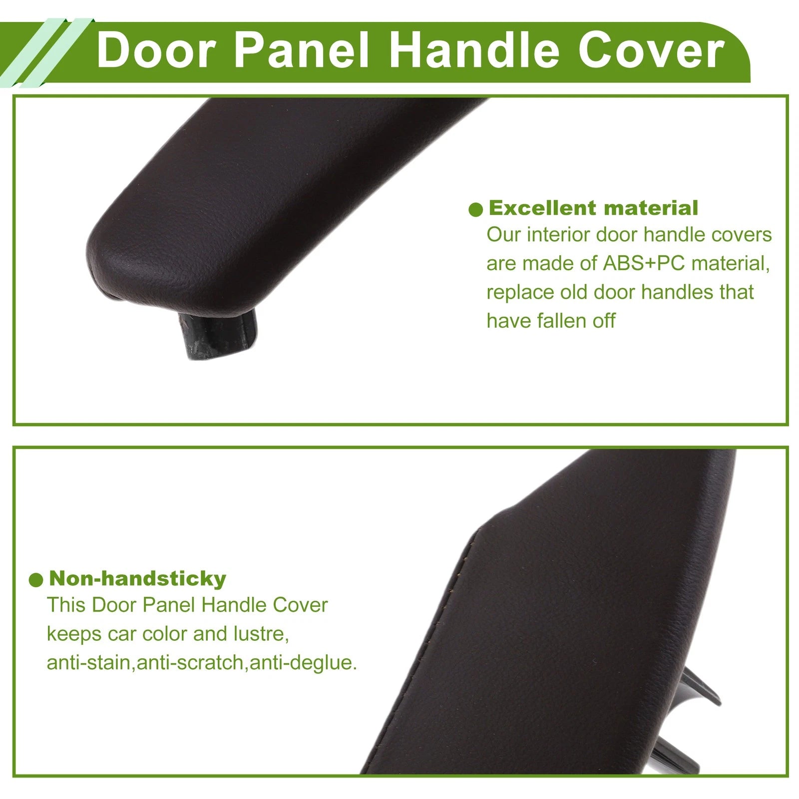 Door Panel Handle Pull Trim Cover for BMW X5 (2008–2013) No. 51416970240 Deep Brown