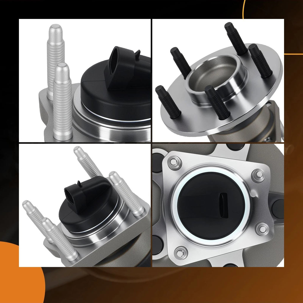 Pair Rear Wheel Bearing Hub for Saturn Aura (2007–2009) 512285 BR930430