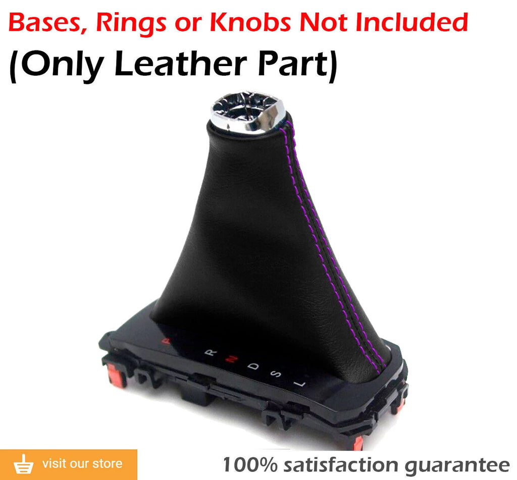 Automatic Shift Boot for Honda Civic (2016–2020) Purple Stitch