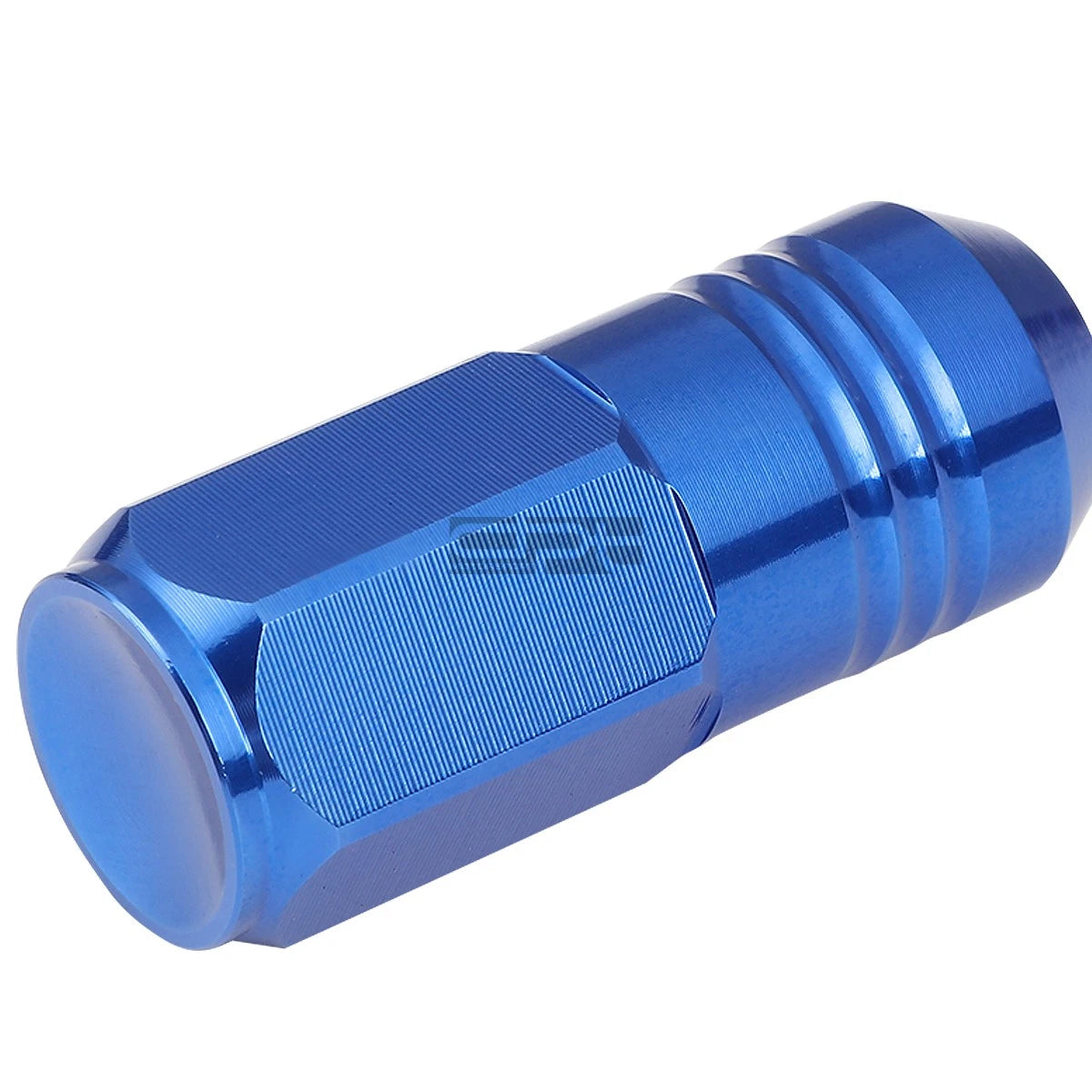 20 PCS Closed End M12x1.25 50mm Tall Blue Aluminum Lug Nuts + Adapter