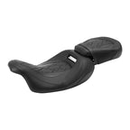 Black Driver Passenger Seats for Harley CVO Road Street Glide (2009–2023)