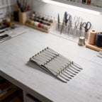 Adjustable Aluminum Sewing Gauge for Accurate Button Spacing (2010–2023)